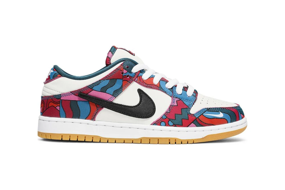 parra x dunk low pro sb abstract art replica
