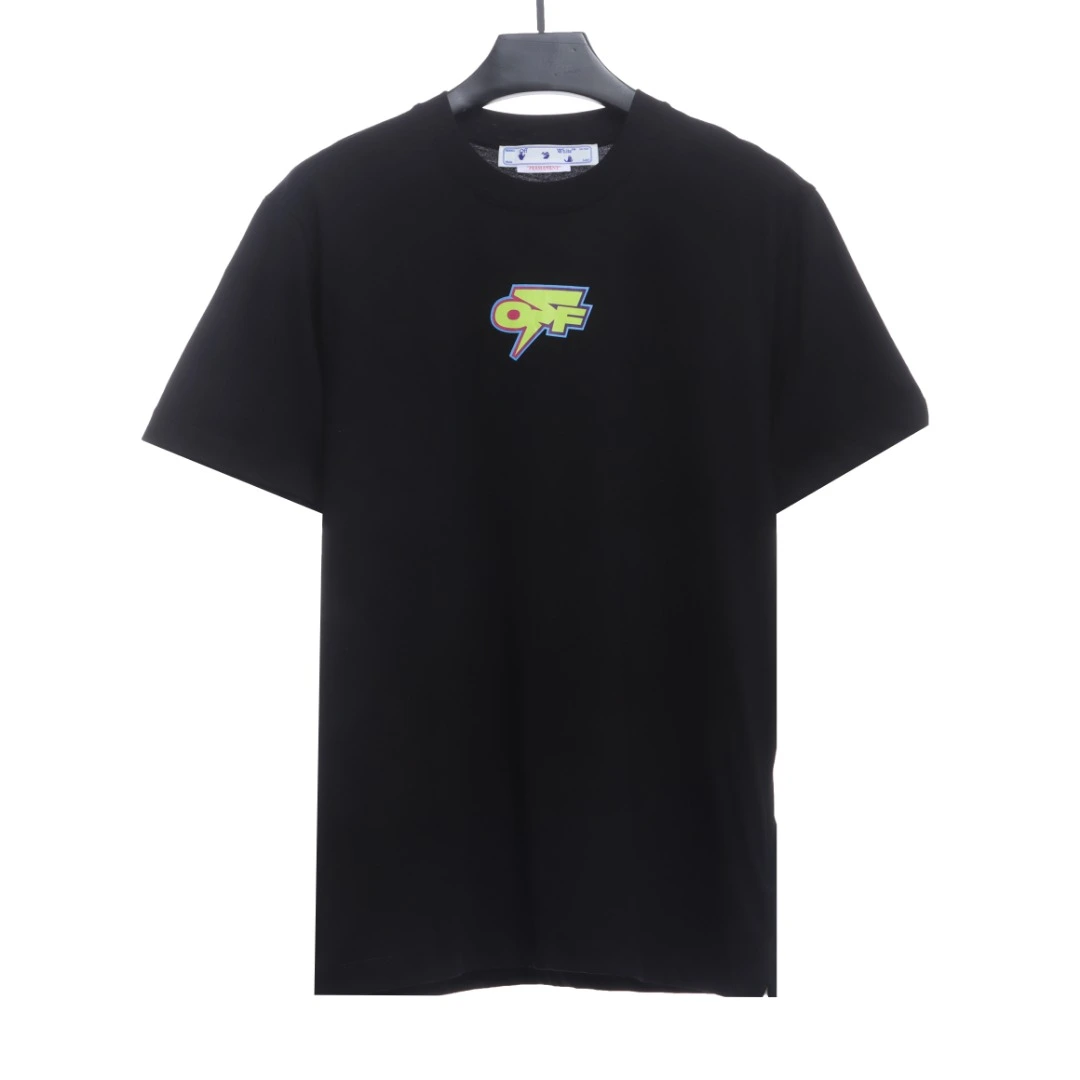 3d three-dimensional dazzling colorful graffiti arrow short sleeve