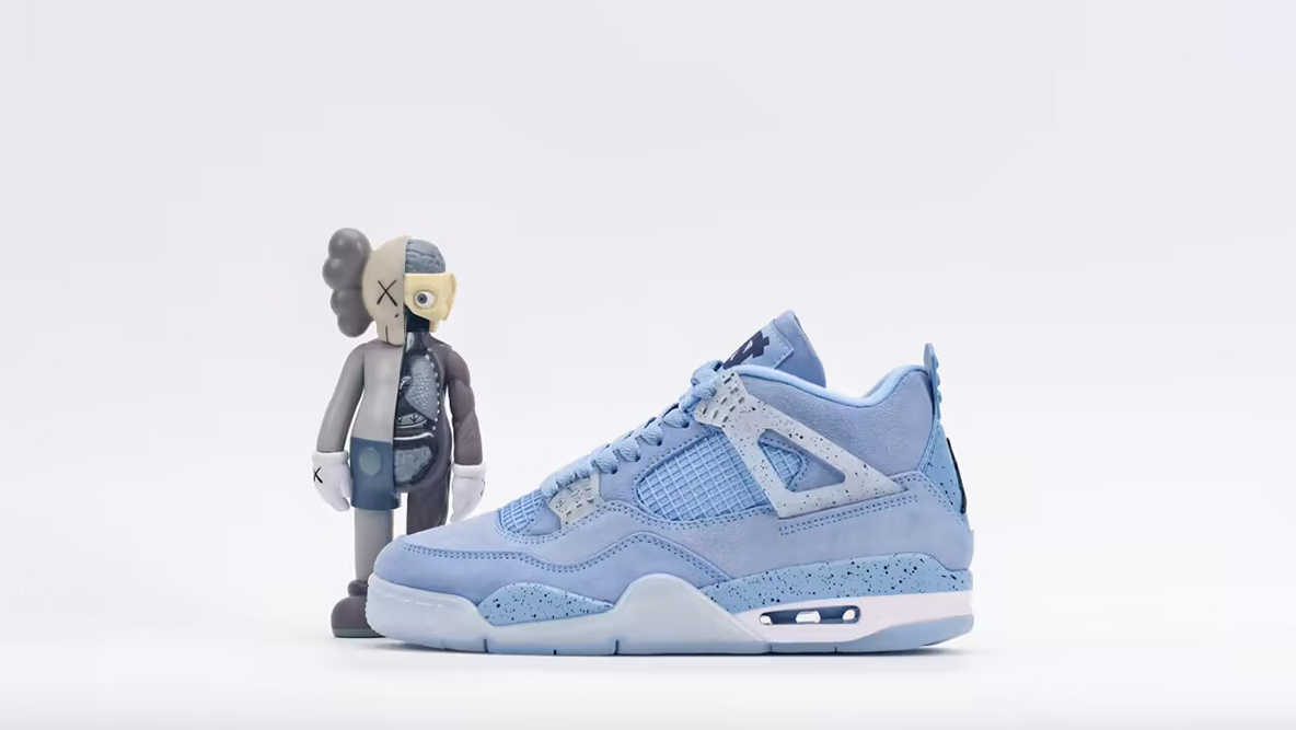 air jordan 4 retro ‘unc’ pe replica