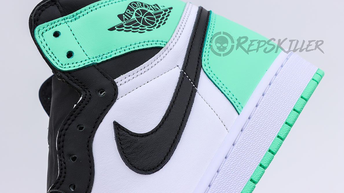 air jordan 1 retro high og “green glow” replica