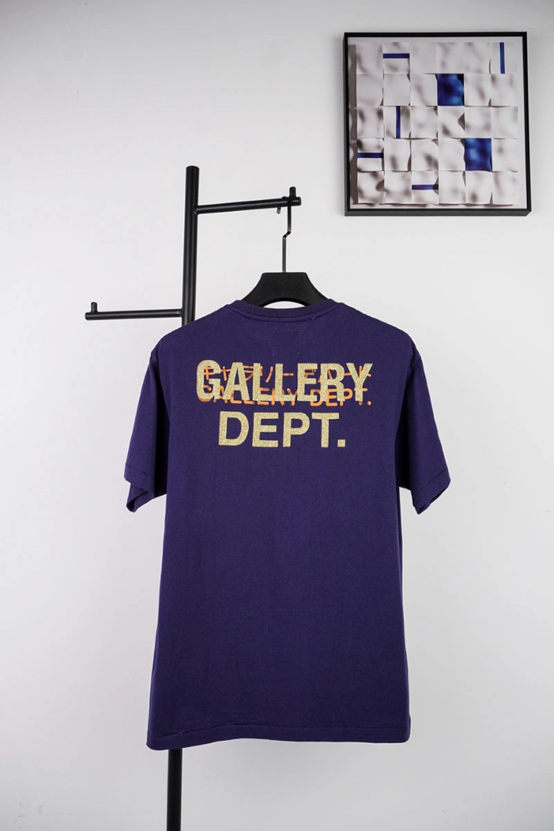 gallery dept tokyo alphabet glitter print t-shirt