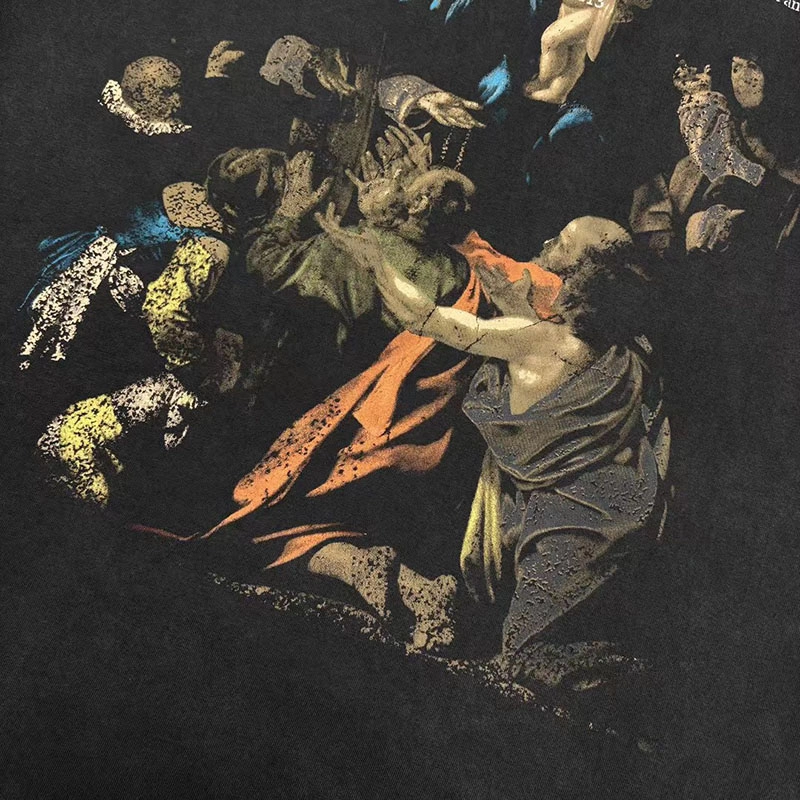 off-white caravaggio print t-shirt