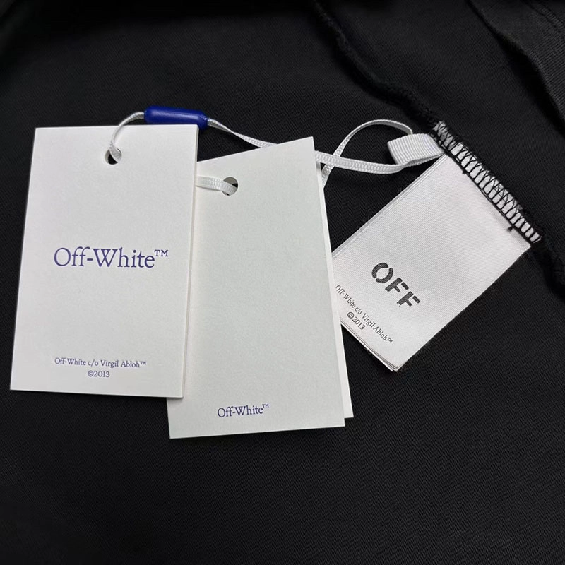 off-white crackled logo-print t-shirt