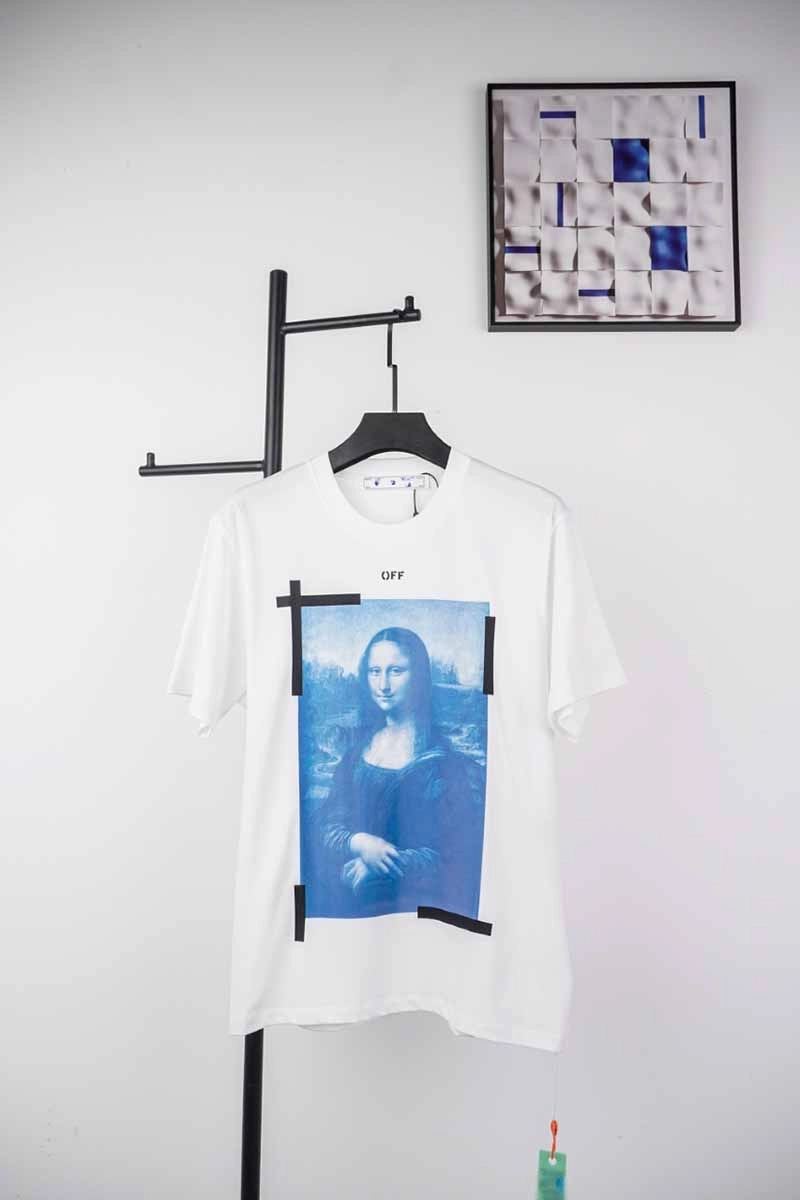 off-white mona lisa arrow print t-shirt